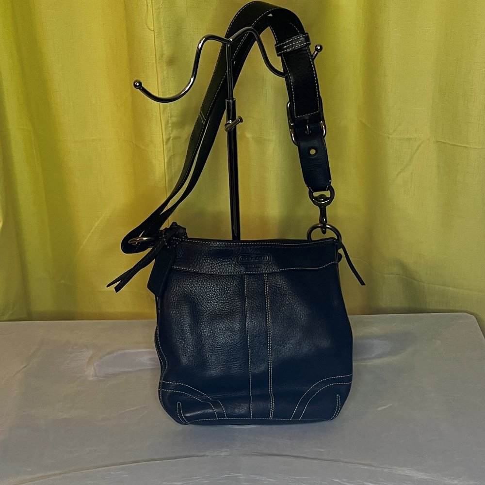 Coach Bucket Crossbody Bag Dark Brown